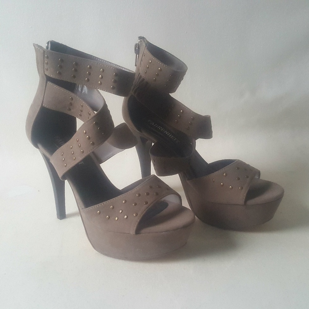 Fahrenheit women's suede heel shoes